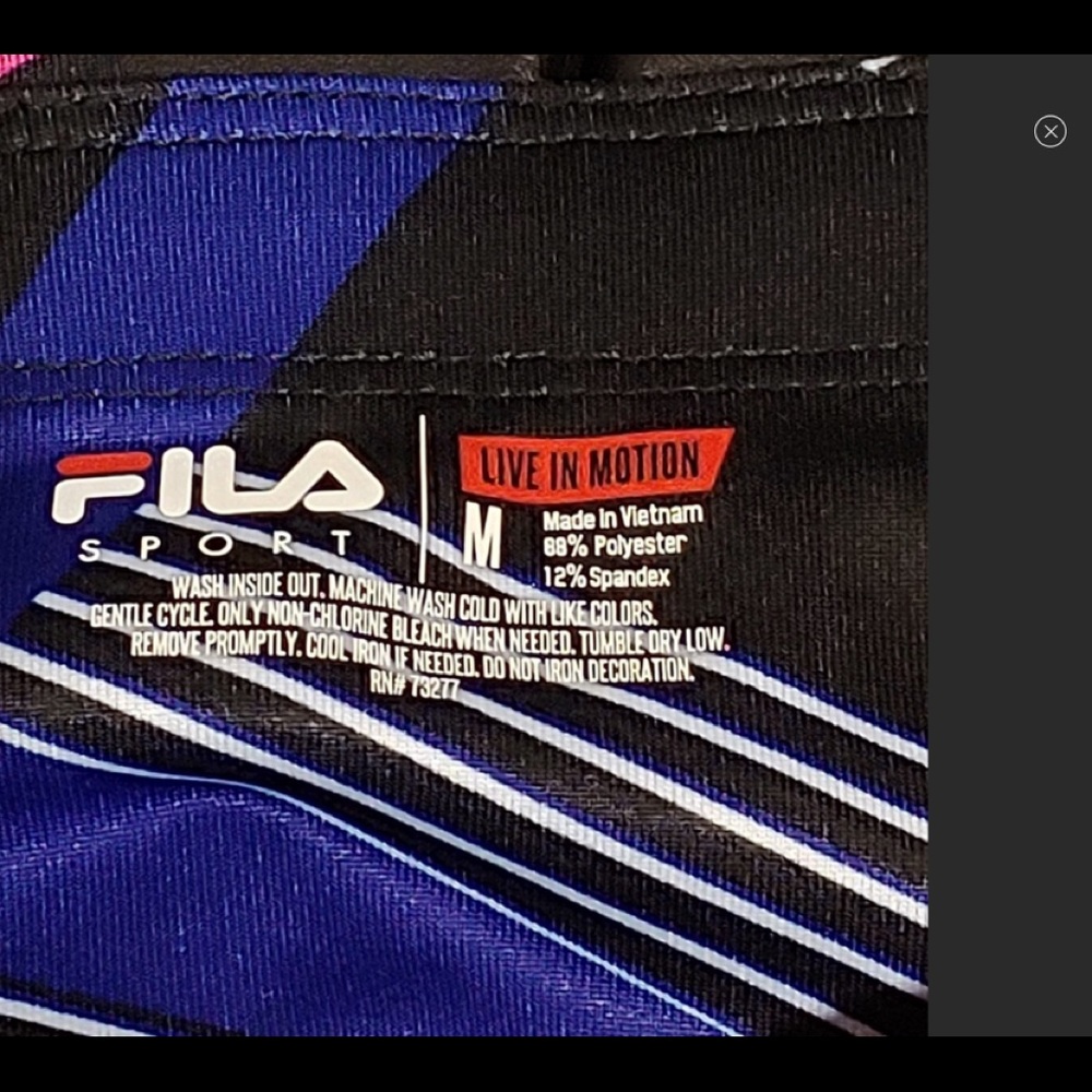 Women’s FILA sport print leggings - Picture 3 of 4